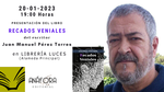 Presentación del libro Recados Veniales, de Juan Manuel Pérez Torres, en Librería Luces
