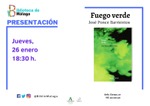 Presentación de Fuego verde, de José Ponce Barrientos, en la Biblioteca de Málaga