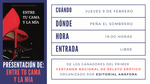 Presentación del libro ENTRE TU CAMA Y LA MÍA, de los ganadores del I CERTAMEN NACIONAL DE RELATO ERÓTICO
